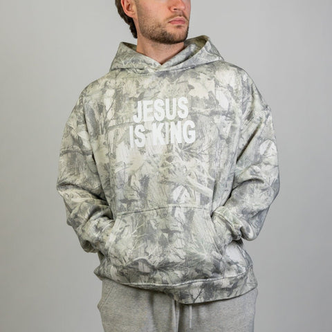Jesus Is King Heavy Hoodie - Forty - Six Ten Apparel Co.
