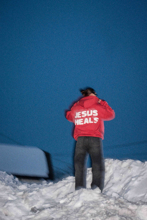 Jesus Saves Heavy Cut & Sew Hoodie - Forty - Six Ten Apparel Co.