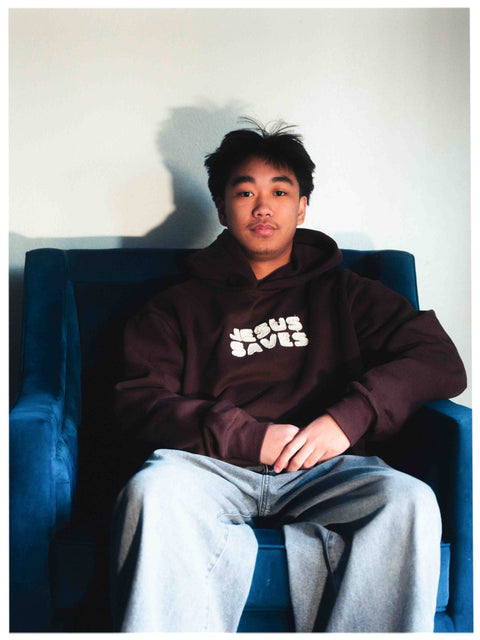 Jesus Saves Heavy Cut & Sew Hoodie - Forty - Six Ten Apparel Co.