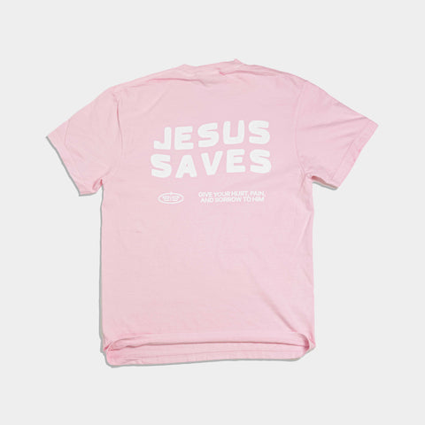 Jesus Saves Heavy Tee - Forty - Six Ten Apparel Co.