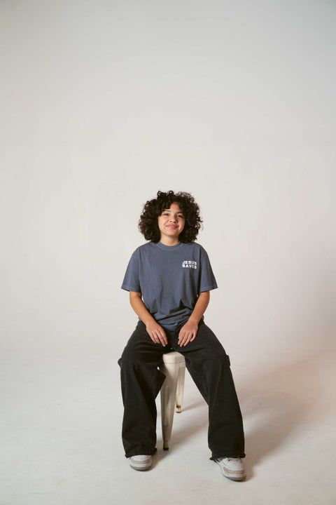 Jesus Saves Heavy Tee - Forty - Six Ten Apparel Co.