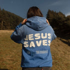 Jesus Saves Patchwork Hoodie - Forty - Six Ten Apparel Co.