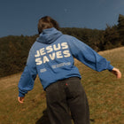 Jesus Saves Patchwork Hoodie - Forty - Six Ten Apparel Co.