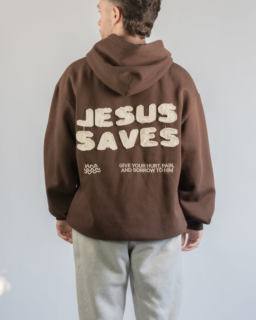 Jesus Saves Patchwork Hoodie – Forty-Six Ten Apparel Co.