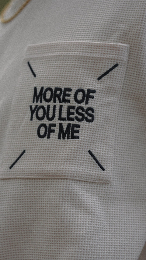 Less of Me Waffle Heavy Thermal - Forty - Six Ten Apparel Co.