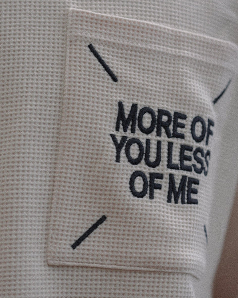 Less of Me Waffle Heavy Thermal - Forty - Six Ten Apparel Co.