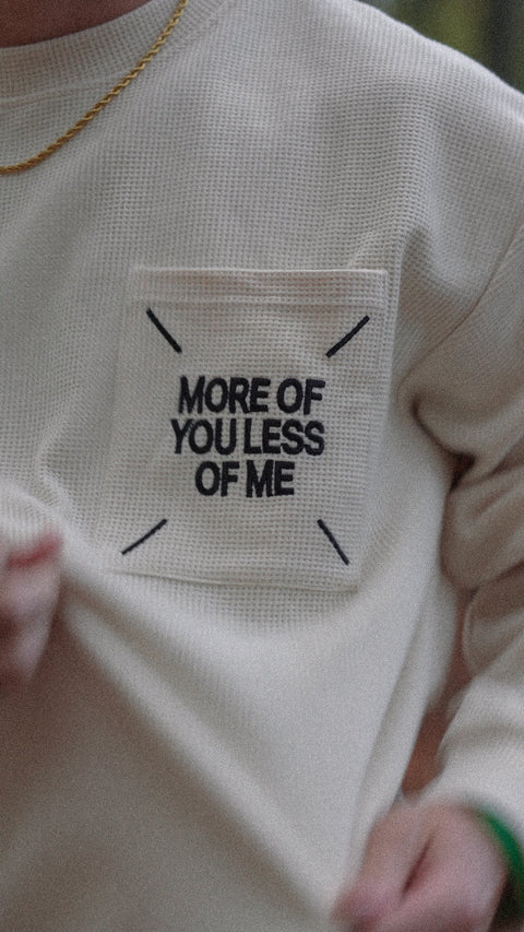 Less of Me Waffle Heavy Thermal - Forty - Six Ten Apparel Co.