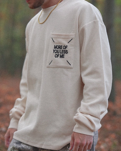 Less of Me Waffle Heavy Thermal - Forty - Six Ten Apparel Co.