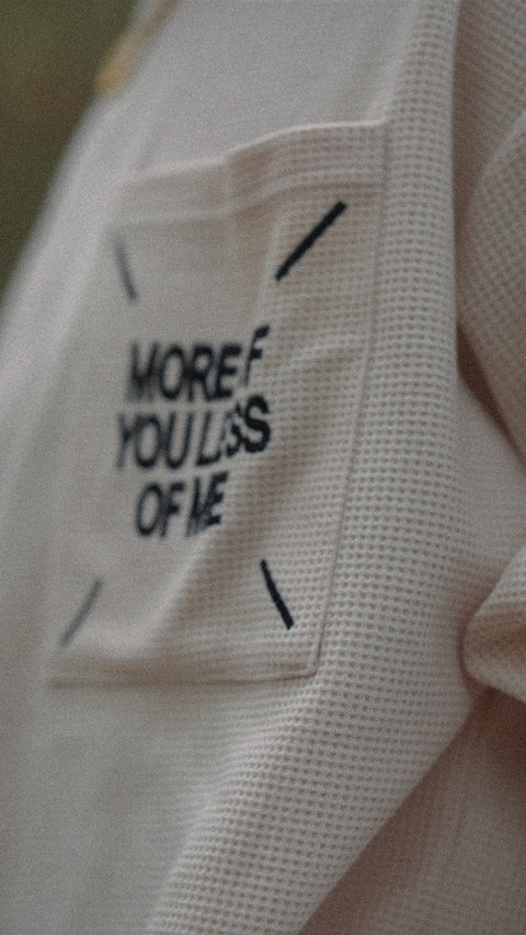 Less of Me Waffle Heavy Thermal - Forty - Six Ten Apparel Co.