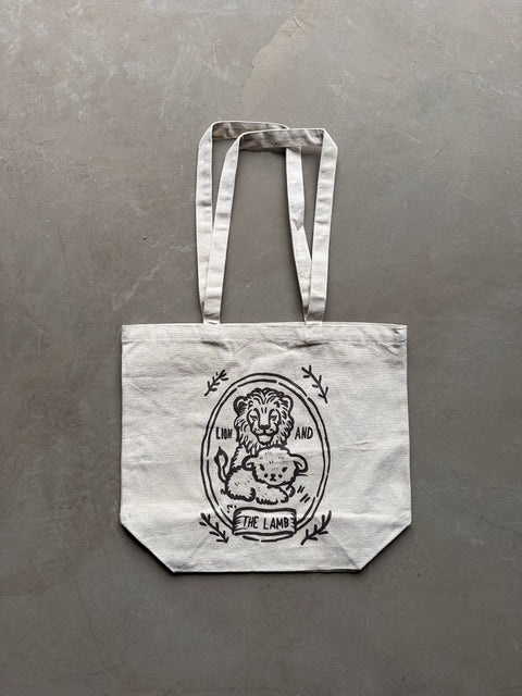 Lion and the Lamb Tote - Forty - Six Ten Apparel Co.