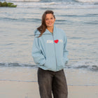 Light Blue | MJ is 5'8" wearing a L