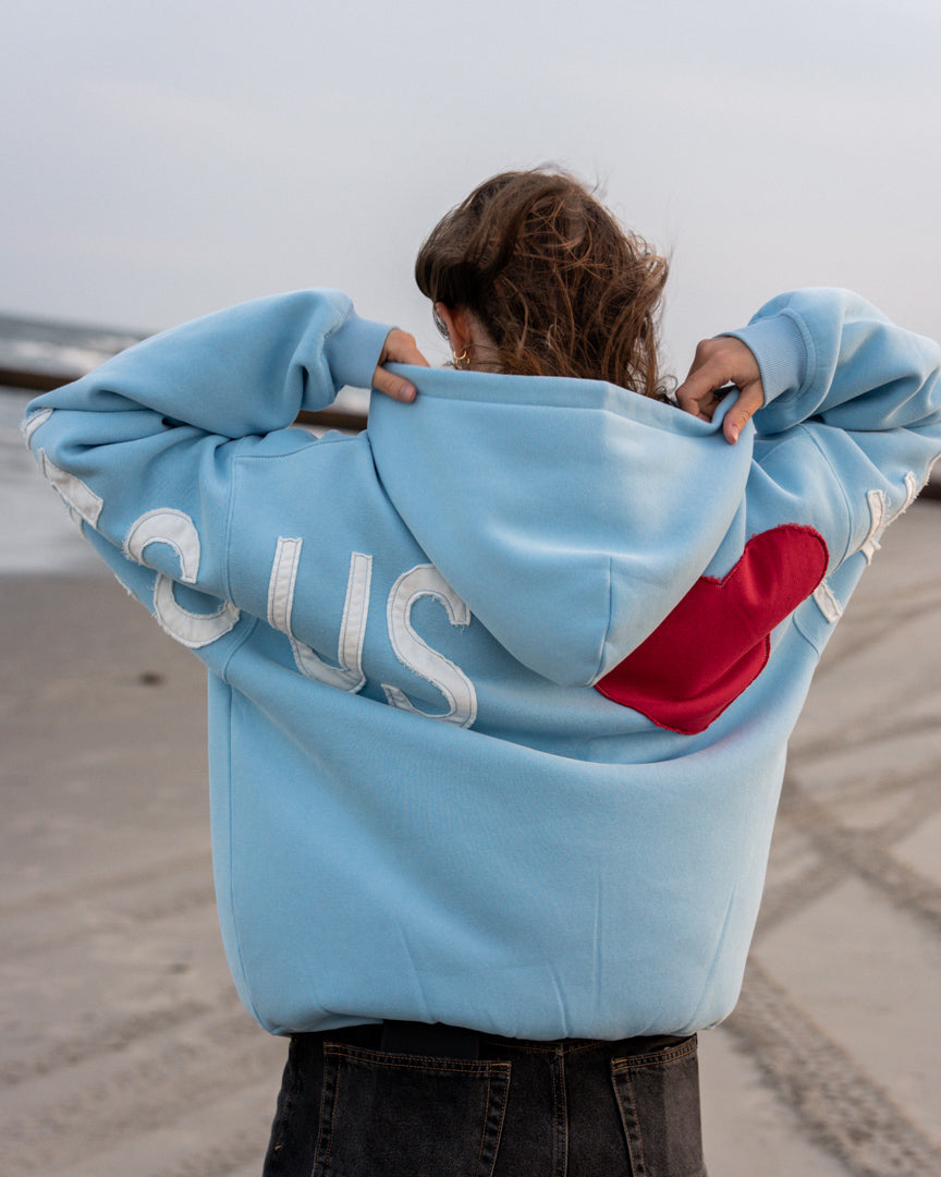 ZIP-UP Jesus Series Patchwork Hoodie – Forty-Six Ten Apparel Co.