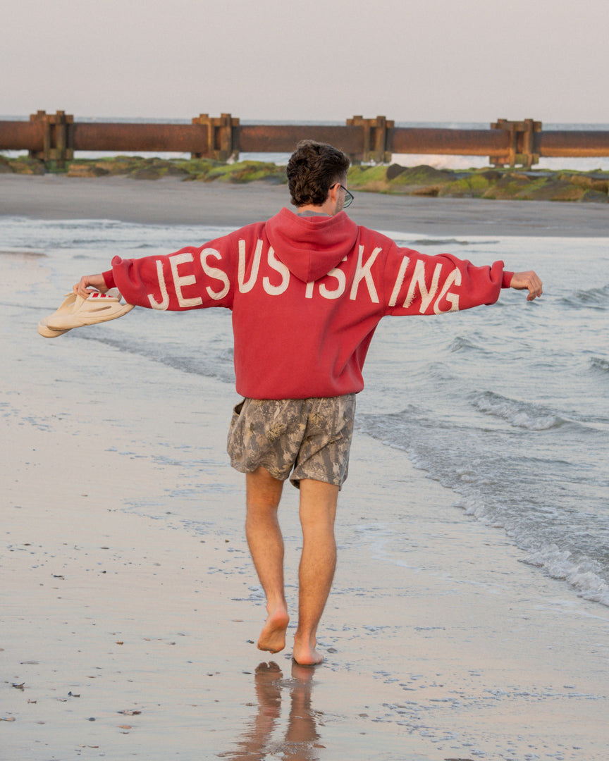 ZIP-UP Jesus Series Patchwork Hoodie – Forty-Six Ten Apparel Co.