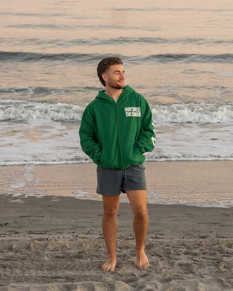 Green | Caleb is 5'8" wearing a L