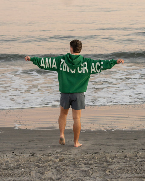 Green | Caleb is 5'8" wearing a L