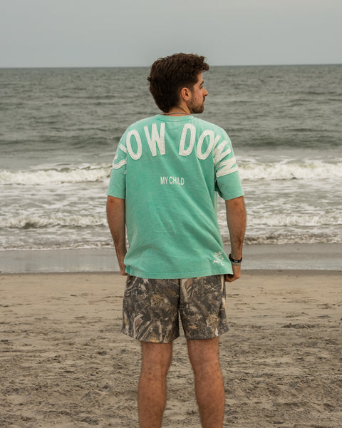 Seafoam | Brett is 6'1" wearing size L