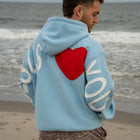 Light Blue | Caleb is 5'8" wearing size L