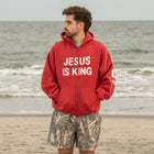 Vintage Red | Brett is 6'1" wearing size L