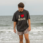 Dark Gray | Caleb is 5'8" wearing size L