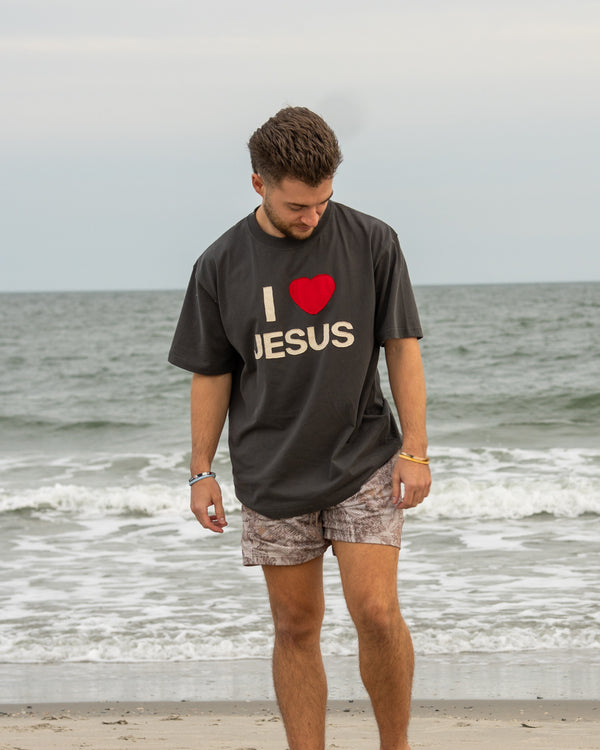 I Love Jesus Patchwork Tee