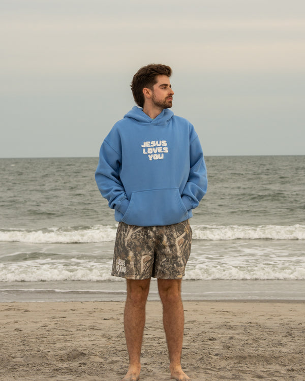 Jesus Saves Patchwork Christian Hoodie