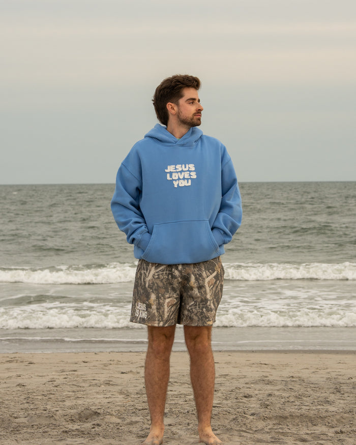 Jesus Saves Patchwork Christian Hoodie