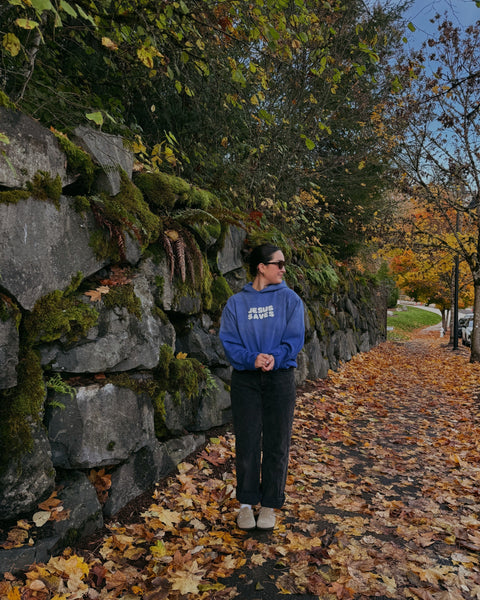 PRE - ORDER Jesus Saves Heavy Cut & Sew Hoodie BLACK FRIDAY - Forty - Six Ten Apparel Co.