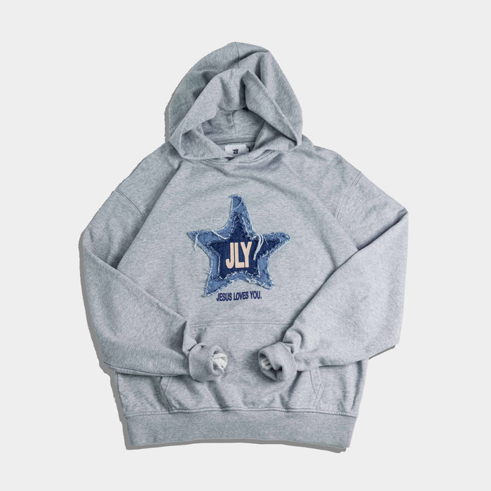 JLY Denim Star Heavy Hoodie