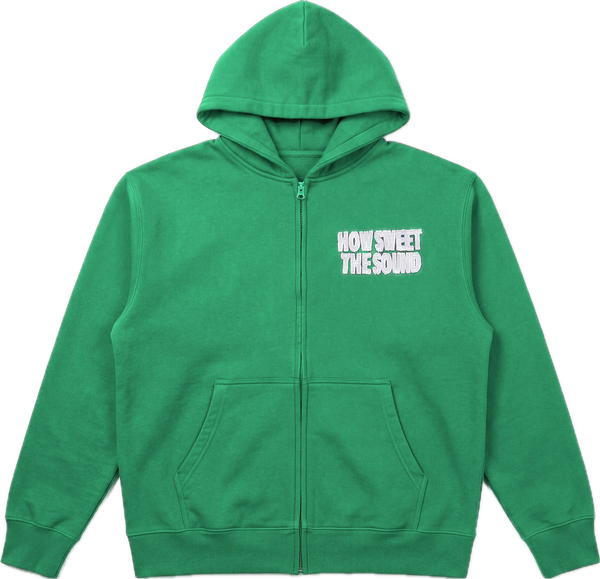 Jesus Saves Patchwork Zip-Up in Green