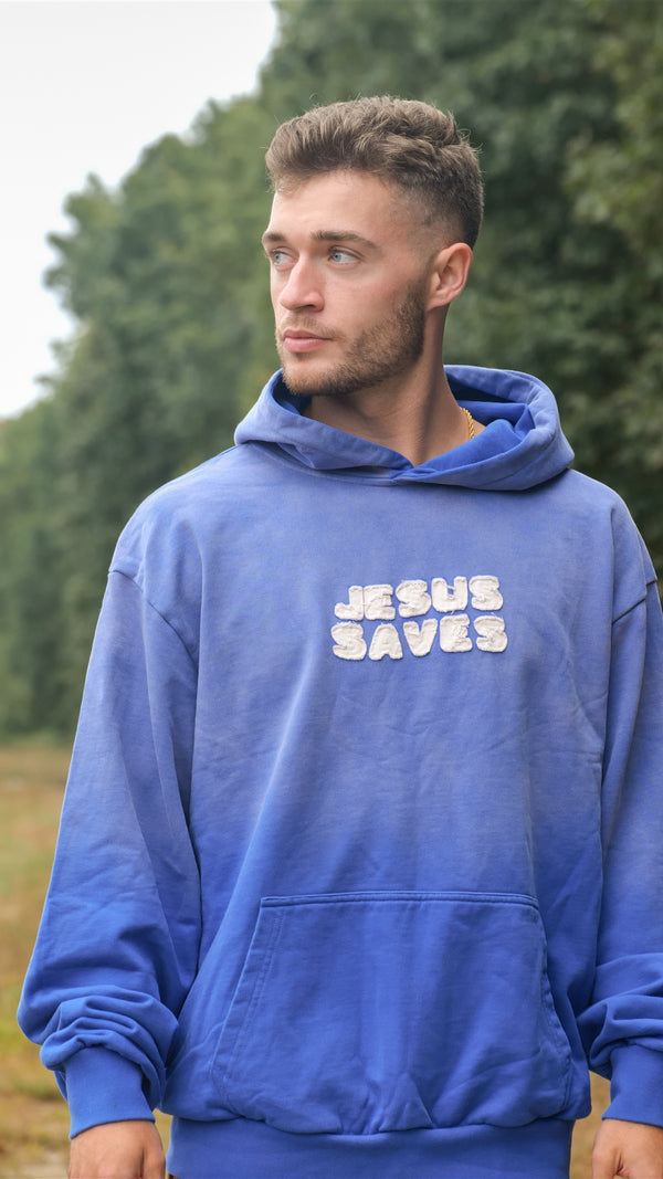 PRE-ORDER JESUS SAVES Heavyweight Hoodie (SHIPS LAST WEEK APRIL)