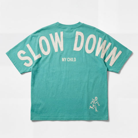 Slow Down Patchwork Tee