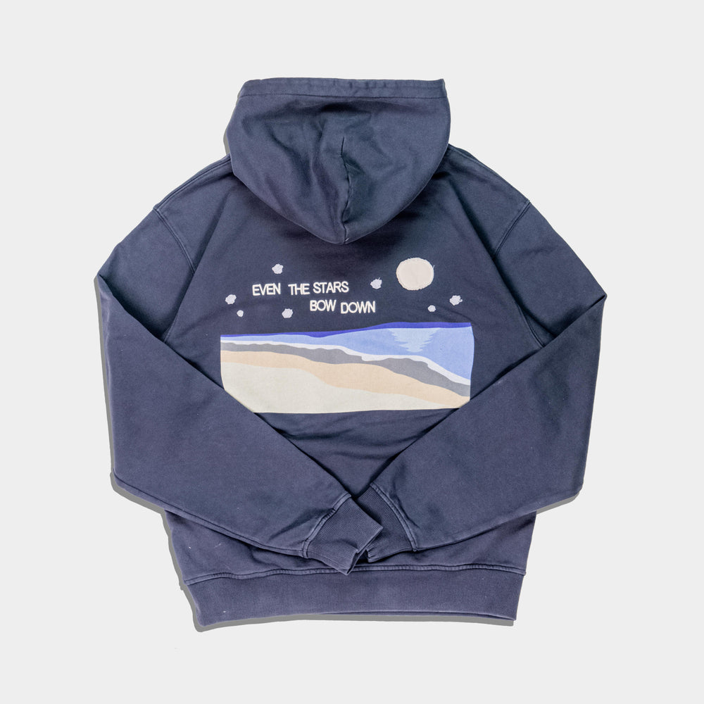 Even The Stars Bow Down hoodie in navy