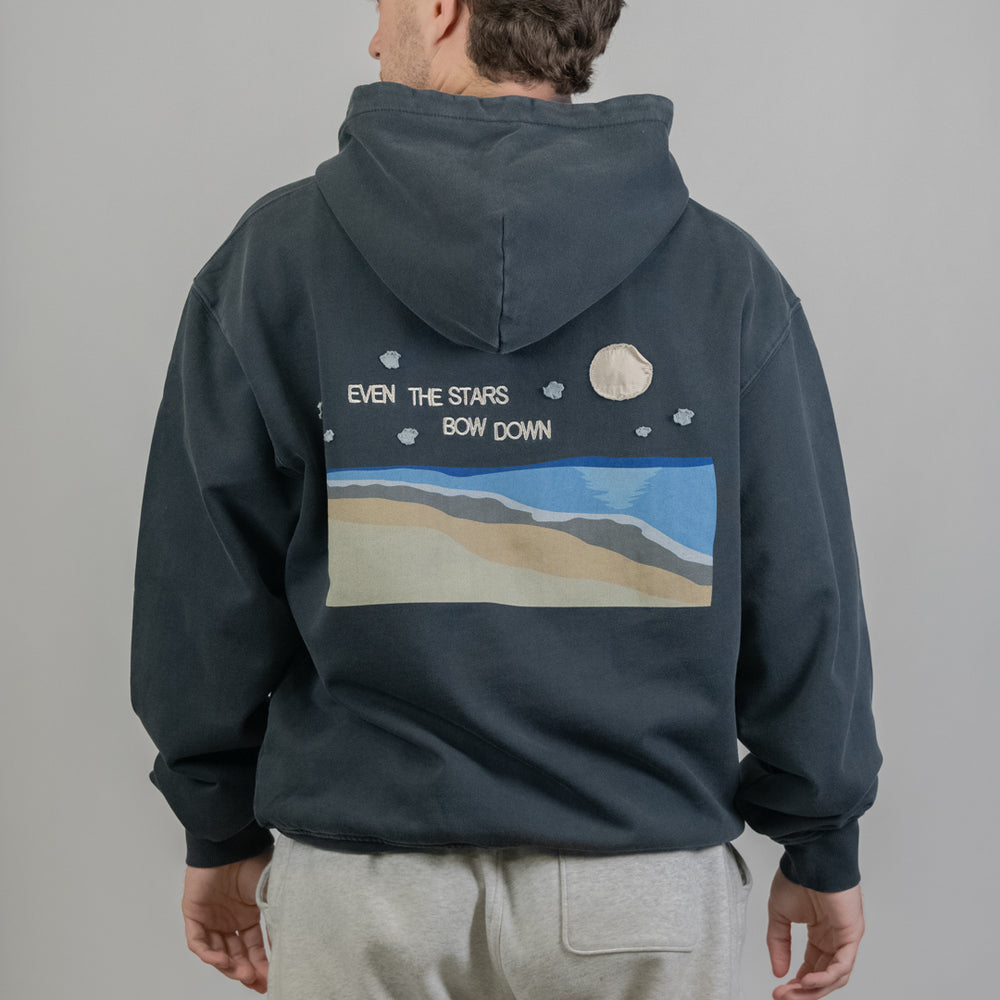 Even The Stars Bow Down hoodie in navy