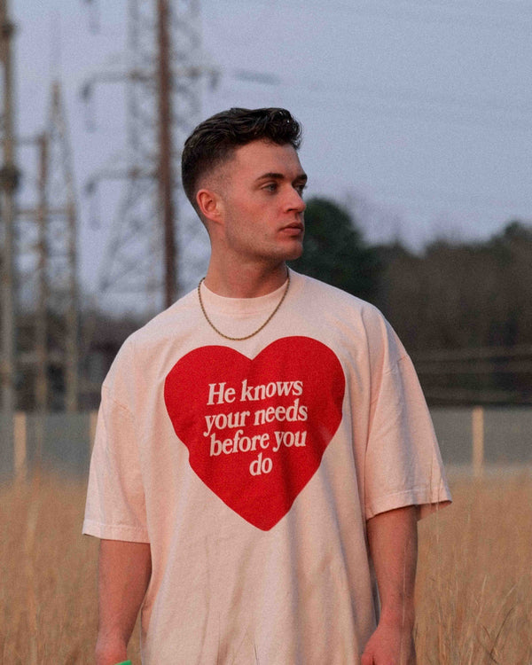 Knows Your Needs Heart Tee