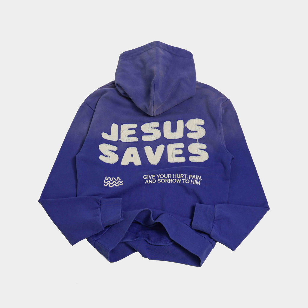 PRE-ORDER JESUS SAVES Heavyweight Hoodie (SHIPS LAST WEEK APRIL)