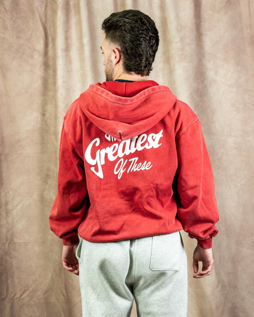 The Greatest of These Zip Up Hoodie