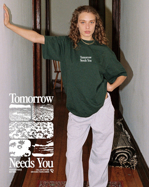 Tomorrow Needs You 988 Tee - Forty - Six Ten Apparel Co.