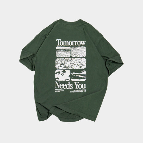Tomorrow Needs You 988 Tee - Forty - Six Ten Apparel Co.