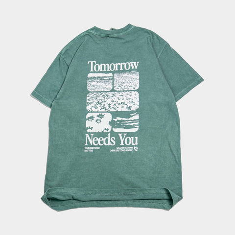 Tomorrow Needs You 988 Tee - Forty - Six Ten Apparel Co.