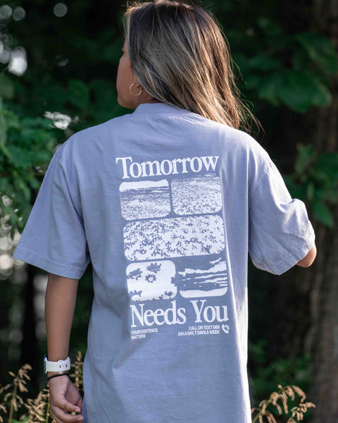 Tomorrow Needs You 988 Tee - Forty - Six Ten Apparel Co.