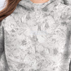 Light Green Camo | WHAT A FRIEND WE HAVE IN JESUS chest embroidery in white, MJ is 5'9" wearing size L
