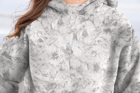 Light Green Camo | WHAT A FRIEND WE HAVE IN JESUS chest embroidery in white, MJ is 5'9" wearing size L