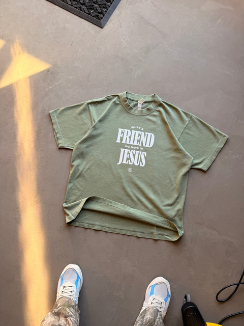 What A Friend Heavy Tee - Forty - Six Ten Apparel Co.