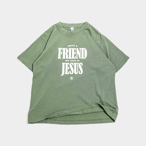 What A Friend Heavy Tee - Forty - Six Ten Apparel Co.
