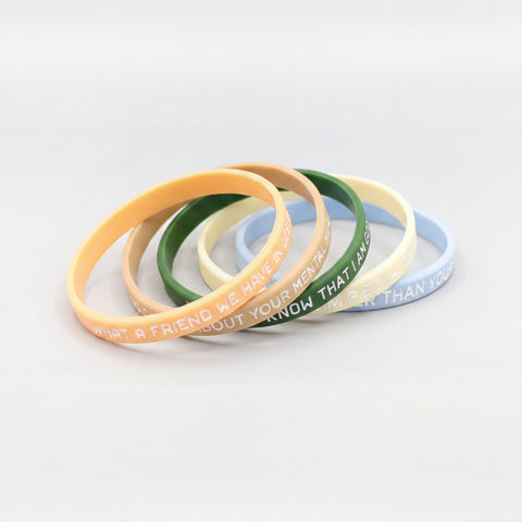 Christian Rubber Bracelet 6 Pack