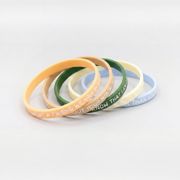 Christian Rubber Bracelet 6 Pack