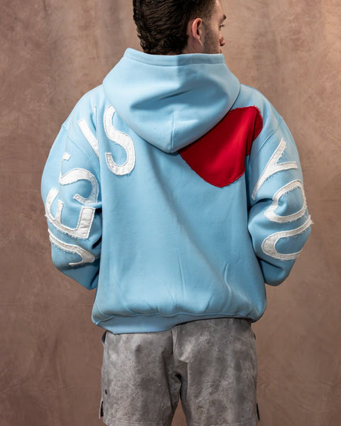 ZIP UP Jesus Series Patchwork Hoodie - Forty - Six Ten Apparel Co.