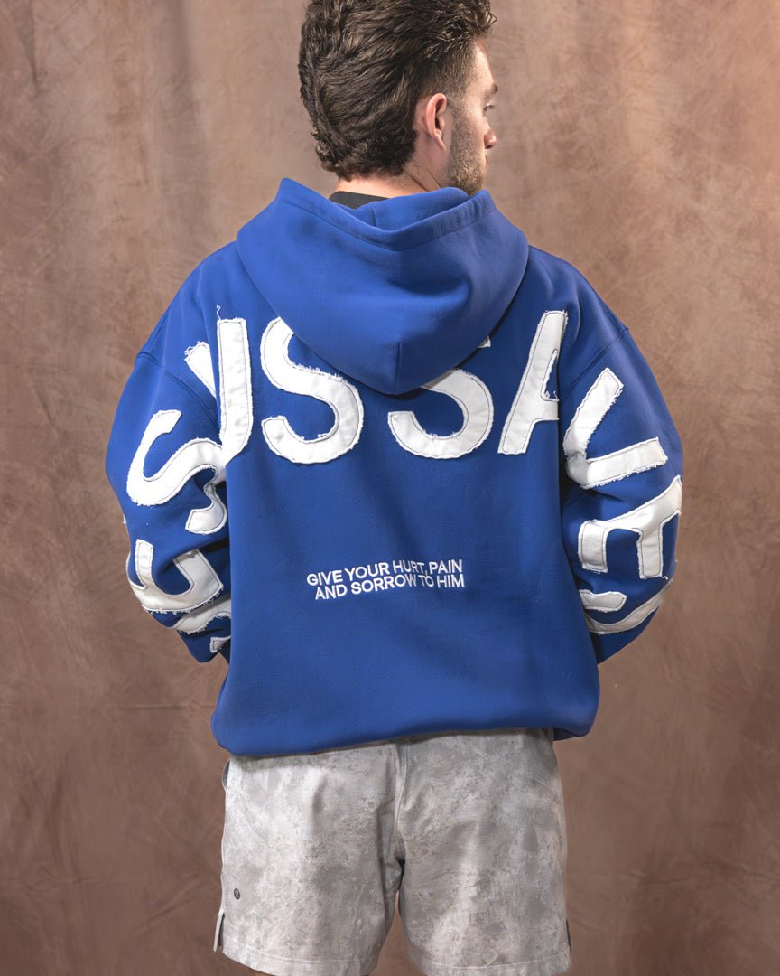 ZIP UP Jesus Series Patchwork Hoodie – Forty-Six Ten Apparel Co.